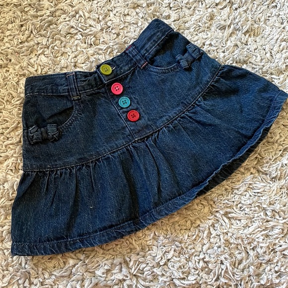 2012 Crazy 8 “Cute & Cozy” Denim Skirt, Size 4 - Picture 1 of 4